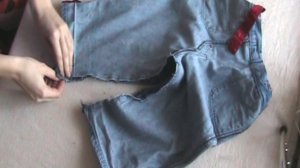 DIY-Как ушить джинсы в бедрах