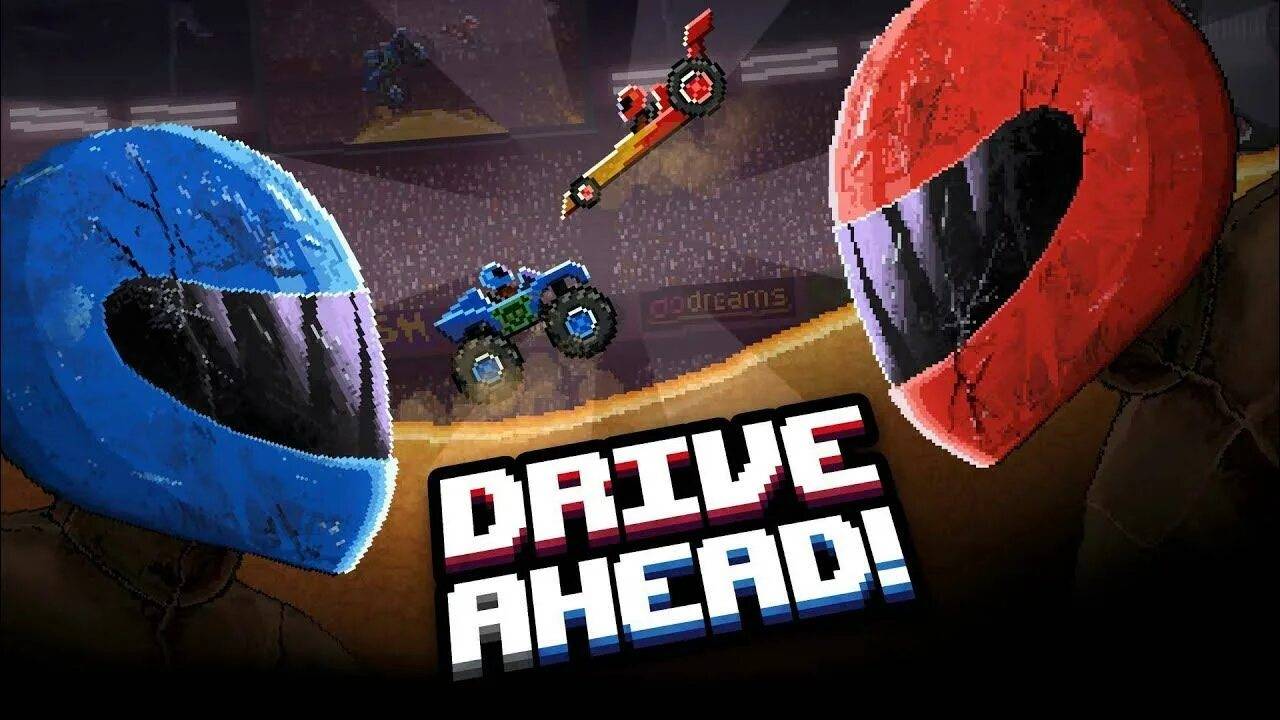 DRIVE AHEAD #1 Разбей голову противнику веселая игра про машинки смотреть онлайн