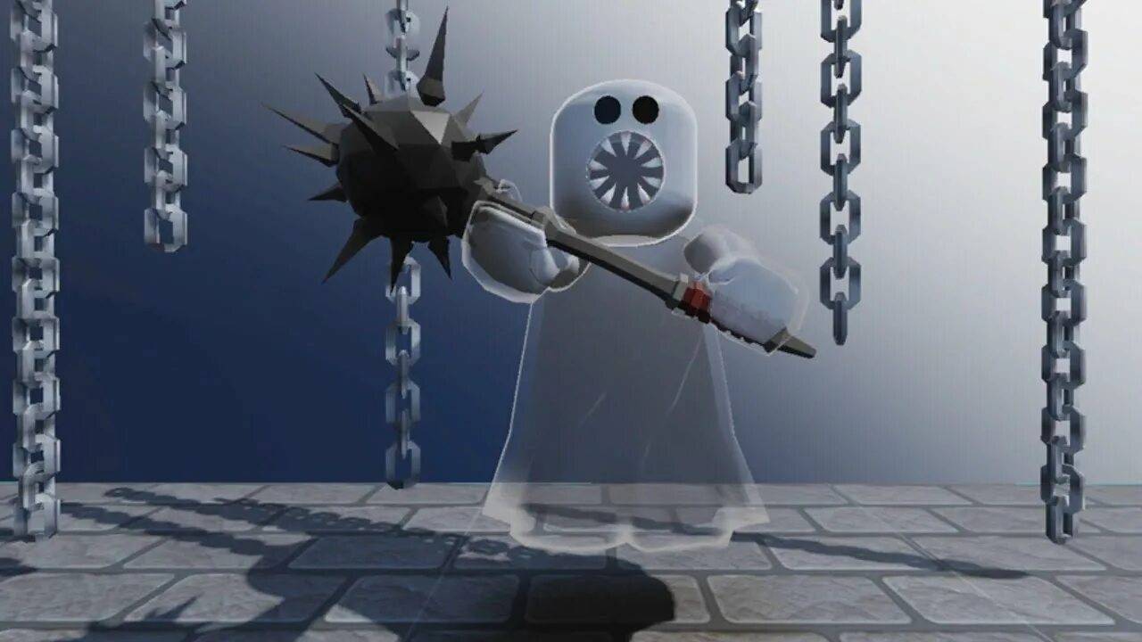 СТРАШНЫЙ ПРИЗРАК ОХОТИТСЯ НА МЕНЯ! ПОБЕГ ИЗ ПРОКЛЯТОГО ЗАМКА В ROBLOX. смотреть онлайн