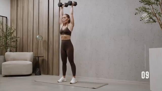 Heather Robertson 40MIN Chest & Shoulders - Unilateral Strength__ Day 27_ HR12WEEK 5.0 смотреть онлайн