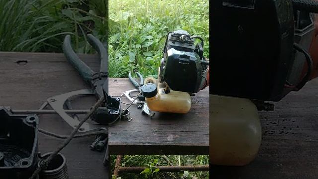ремонт бензокосилки триммера прямая трансляция #2 смотреть онлайн