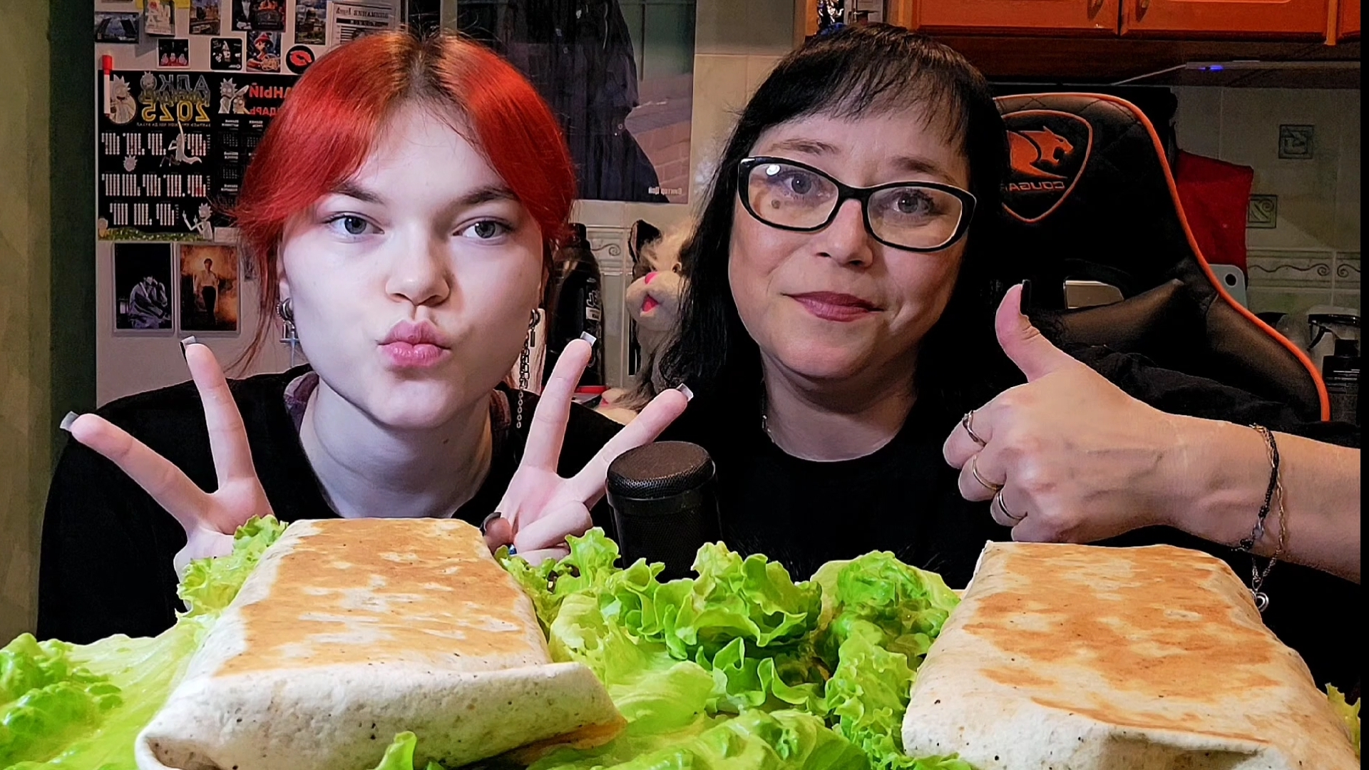 Мукбанг | Шаурма домашняя | Обжор Асмр