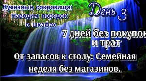 Семейная неделя без магазинов/день3