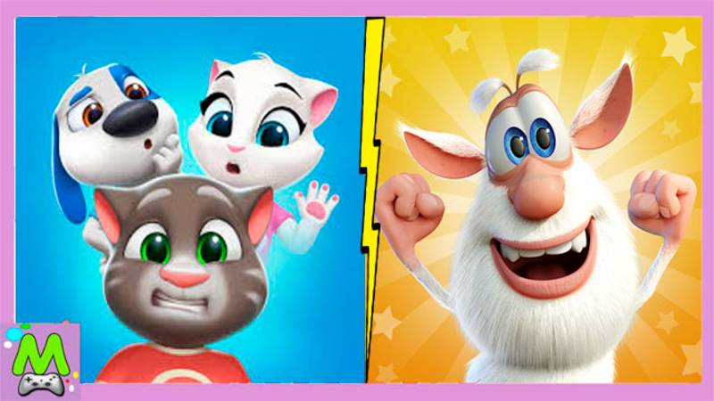 Мой Говорящий Том Друзья 2 против Говорящего Бубы.Челлендж Виртуальных Питомцев.Кто Лучше смотреть онлайн