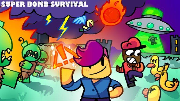 ROBLOX Спастись от БОМБ Веселая Игра Super Bomb Survival. смотреть онлайн