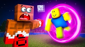 КАК НУБ из Роблокс ПОПАЛ в Майнкрафт !