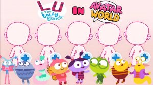 Как сделать персонажей Lu and The Bally Bunch 🐞😍🦋 в Avatar World!! #avatarworld #luandtheballybun