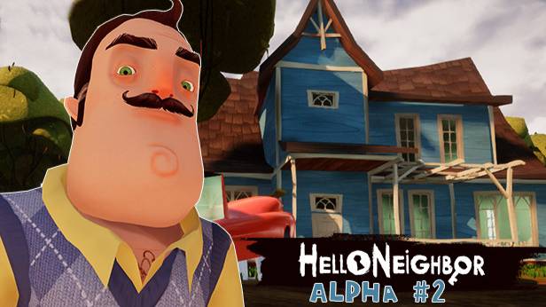 Играем с хозяином в Hello neighbor alpha 2 смотреть онлайн