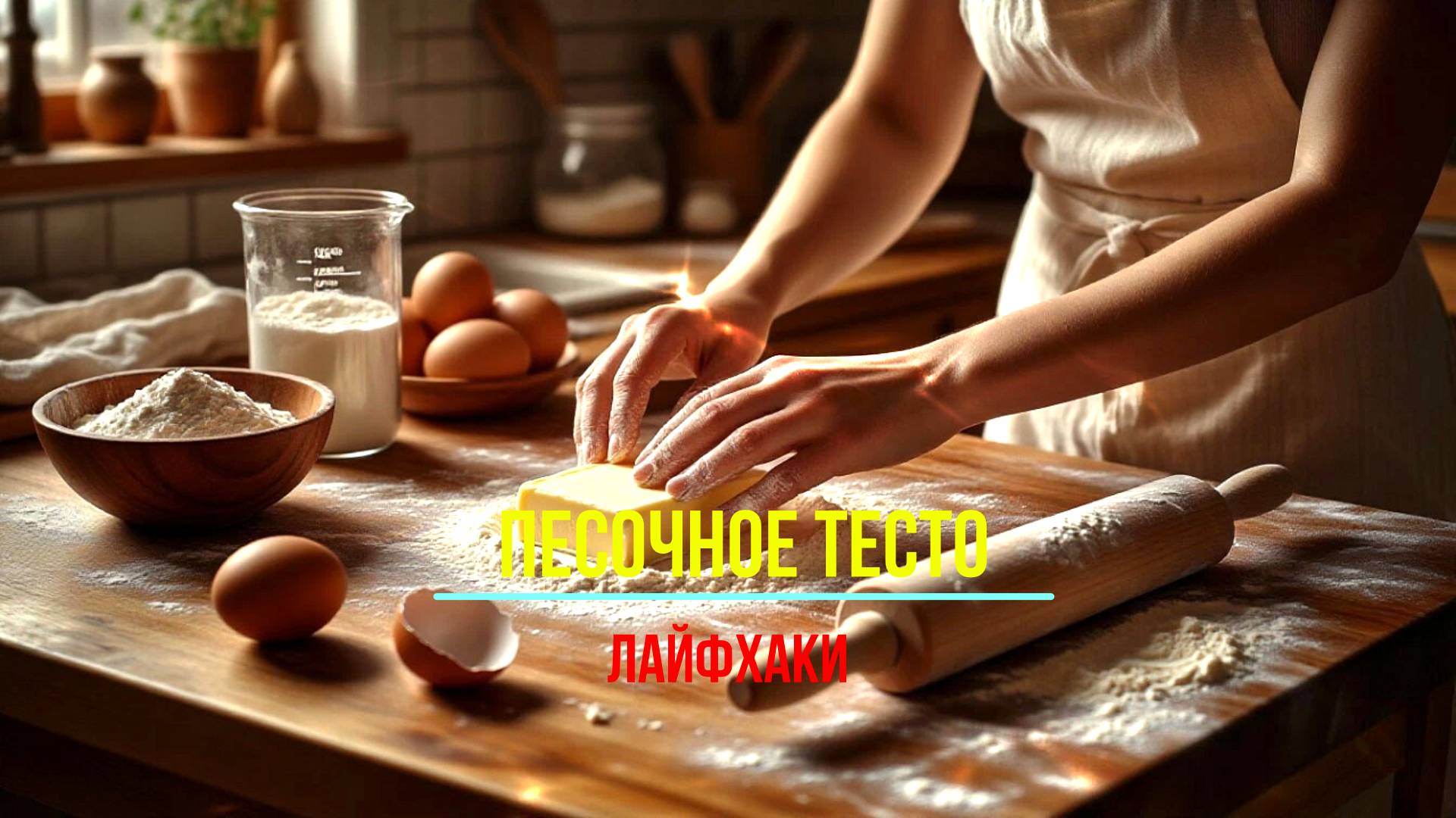 Еда - Лайфхак - песочное тесто