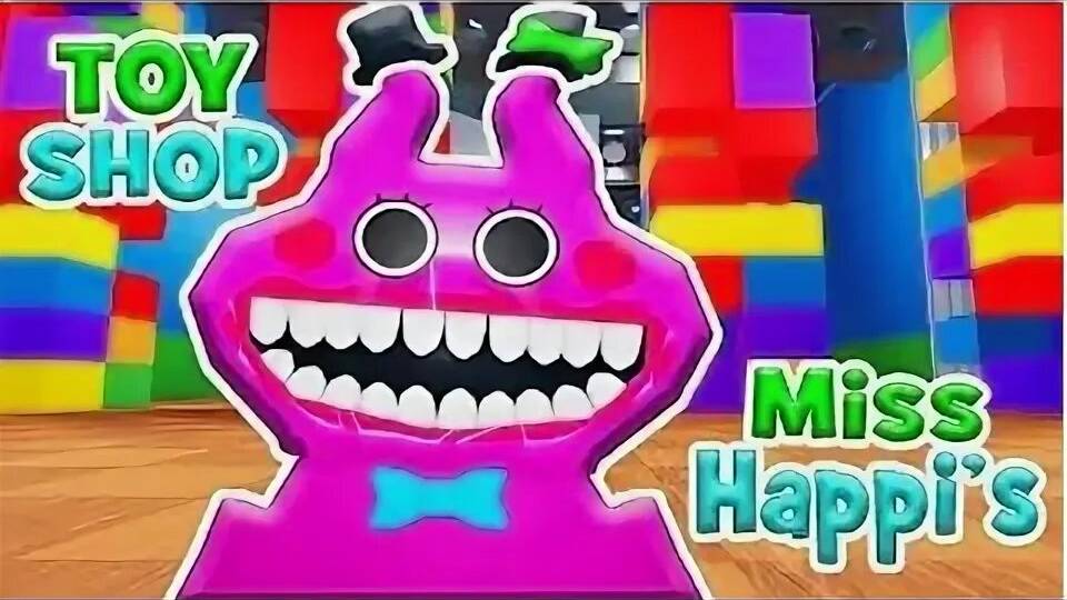 ПОБЕГ ОТ ЗЛОЙ МИСС ХЭППИ ИЗ МАГАЗИНА ИГРУШЕК В СИМУЛЯТОРЕ МОНСТРОВ РОБЛОКС. смотреть онлайн