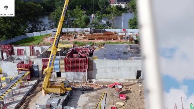 Ход строительства ЖК Расцвет парк в Калининграде. июль 2025