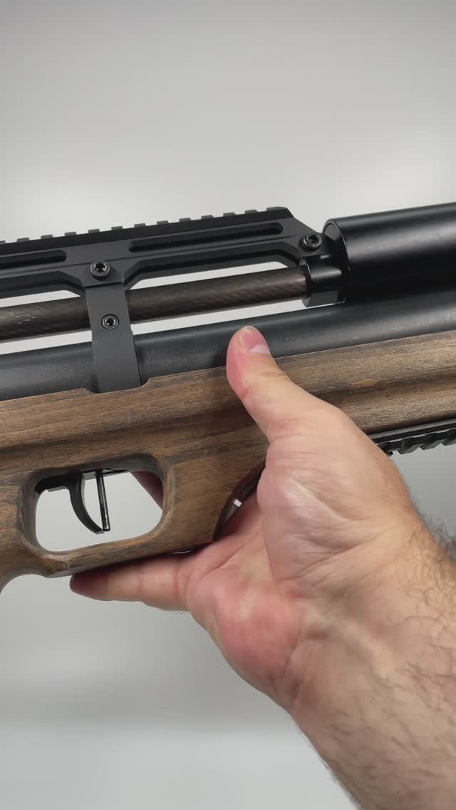 Пневматическая винтовка Krugergun Снайпер Буллпап 6.35 мм (580 мм. резервуар 510. прямоток. дерево)