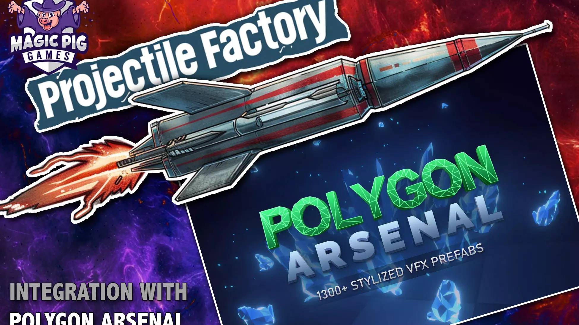 Asset Unity - Projectile Factory for Polygon Arsenal by Archanor VFX смотреть онлайн