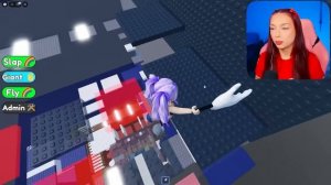 Ностя - РОБЛОКС БАШНЯ АДА, но я СКИДЫВАЮ ИГРОКОВ ! 🤣 (Slap Tower Roblox)