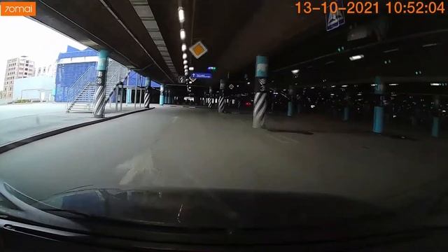 Пример съёмки с видеорегистратора 70mai Midrive D08