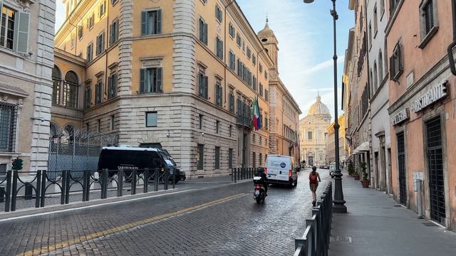 Италия🇮🇹[4К] Рим, красивый город, пешие прогулки по городу. смотреть онлайн