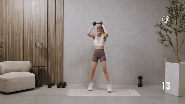 Heather Robertson 60MIN Strength & Cardio Workout _ Power Hour!! смотреть онлайн