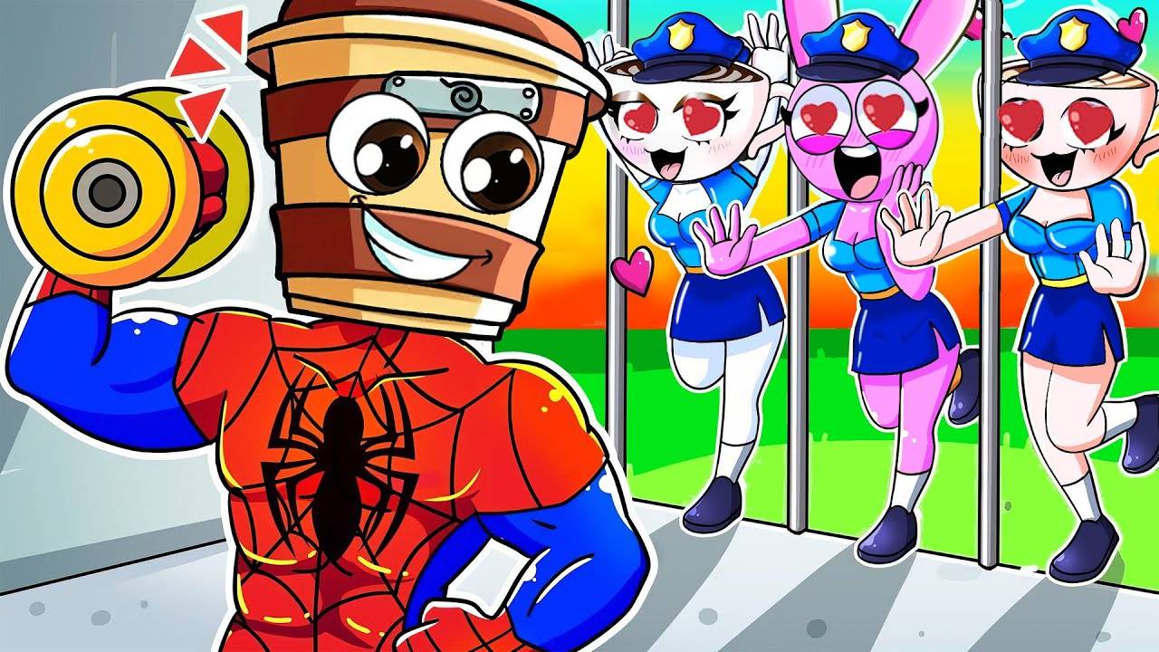 ПАУК-КАПУЧИНО ЗАВЕЛ СЕБЕ ФАНКЛУБ, НО ПОПАЛ В ТЮРЬМУ?! - ЗАБАВНАЯ ИСТОРИЯ | Спрунки смотреть онлайн