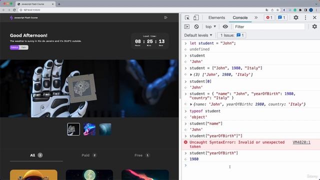 9. Data Types Objects смотреть онлайн