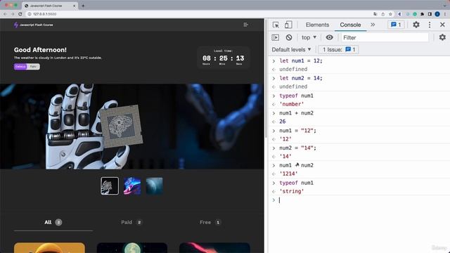 3. Introduction to Javascript Data Types смотреть онлайн