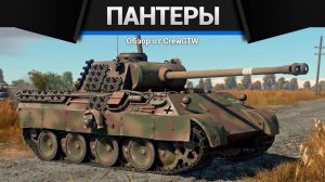 ВСЕ ПАНТЕРЫ В ОДНОМ ВИДЕО в War Thunder | CrewGTW, Крюга