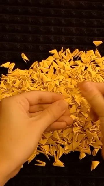 цыплёнок модульное оригами