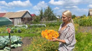 Учимся отдыхать.Приехал брат, готовим в казане.Сушим травы на зиму и собираем садовую мебель