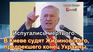 Испугались мертвого. В Киеве судят Жириновского, предрекшего конец Украины