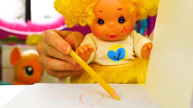 Мой детский сад — Рисуем с малышами — Игры в куклы Беби Бон для самых маленьких смотреть онлайн