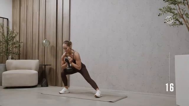 Heather Robertson 43MIN Lower Strength Workout (Unilateral Training) __ Day 46_ HR12WEEK 5.0 смотреть онлайн