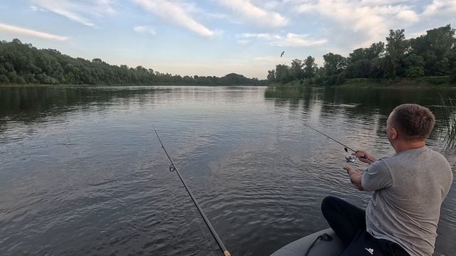 РЫБАЛКА на р. Уфимка-после трудового дня---Уфа-Князево