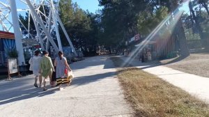 Абхазия Пицунда Лдзаа/набережная Пицунды/колесо