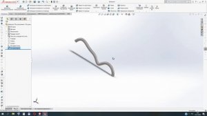 SolidWorks. Бобышка по траектории и Вырез по траектории. Панель Элементы