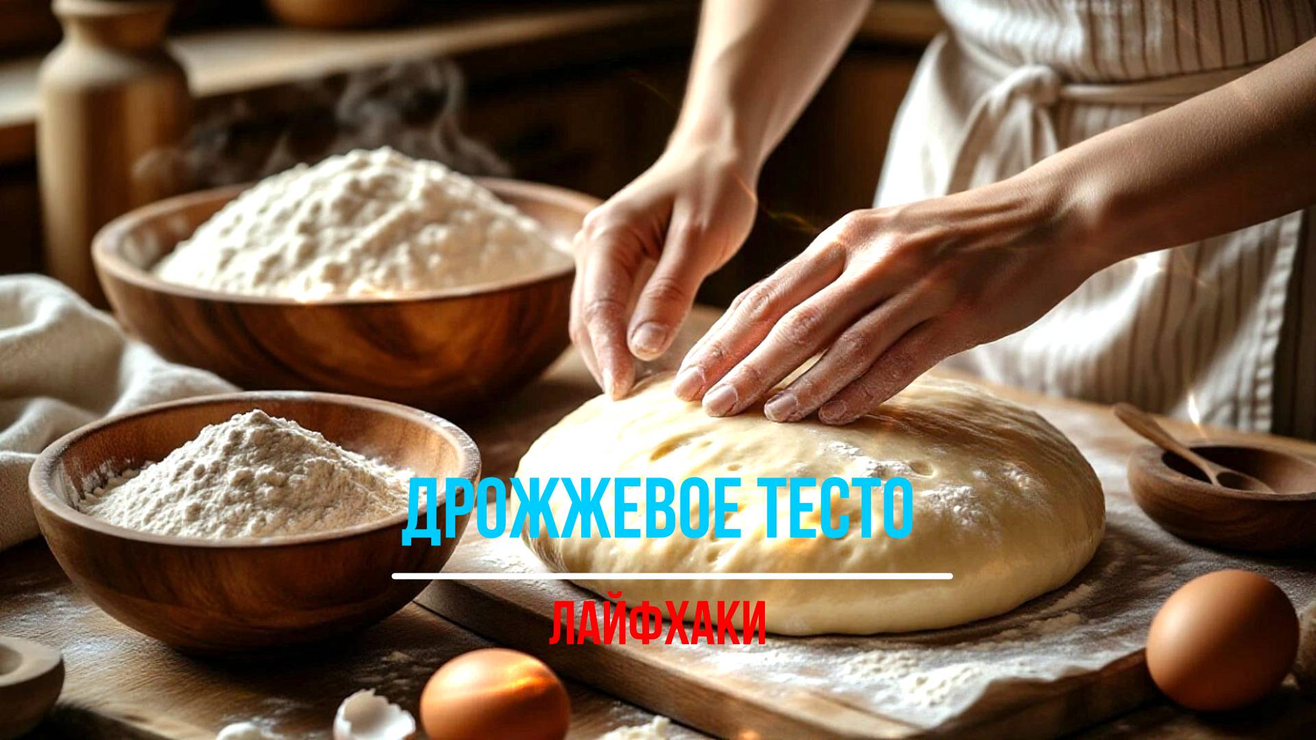 Еда - Лайфхак - Дрожжевое тесто