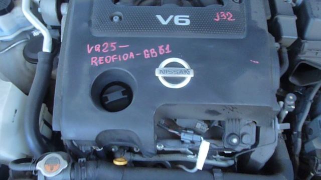 ДВС+КПП NISSAN VQ25DE, 2500 куб.см № 381430A смотреть онлайн