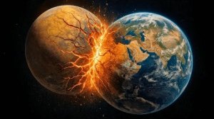 Столкновение двух планет