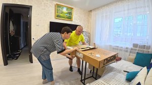 НАКОНЕЦ пришло то что Вован так долго ЖДАЛ! ПОСТРАДАЛА на распаковке плиты и МОДНОГО крана на кухню