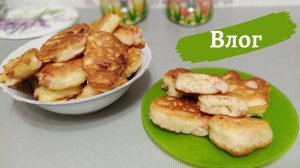 Влог. Очень вкусные оладьи с сосисками. Порадовал заказ из Wildberries.