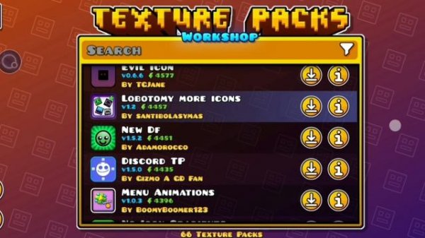 как сделать красивые иконки в Geode