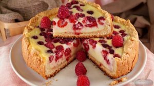 Классика с ягодным вкусом. ЦВЕТАЕВСКИЙ ПИРОГ С МАЛИНОЙ