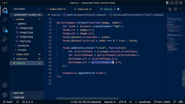 14. Project The Gallery Functionality смотреть онлайн