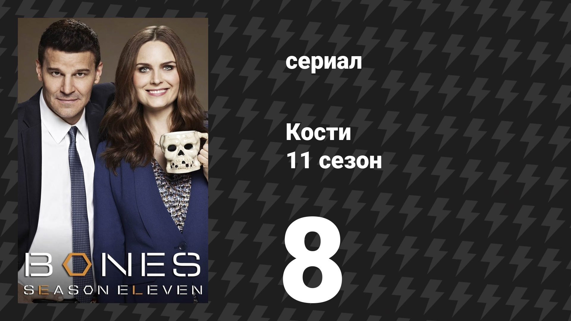 Кости 11 сезон 8 серия «Государственная измена на каникулах» (сериал, 2015)
