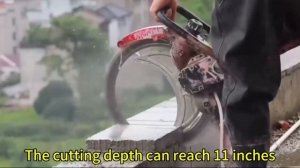 Бесщеточная кольцевая пила для резки бетона