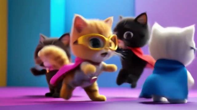 супергеройская команда котов