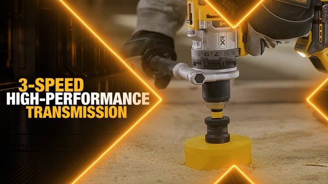 Аккумуляторная ударная дрель-шуруповерт DEWALT DCD1007NT, 18 В, 2250 об/мин, 38250 уд/мин смотреть онлайн