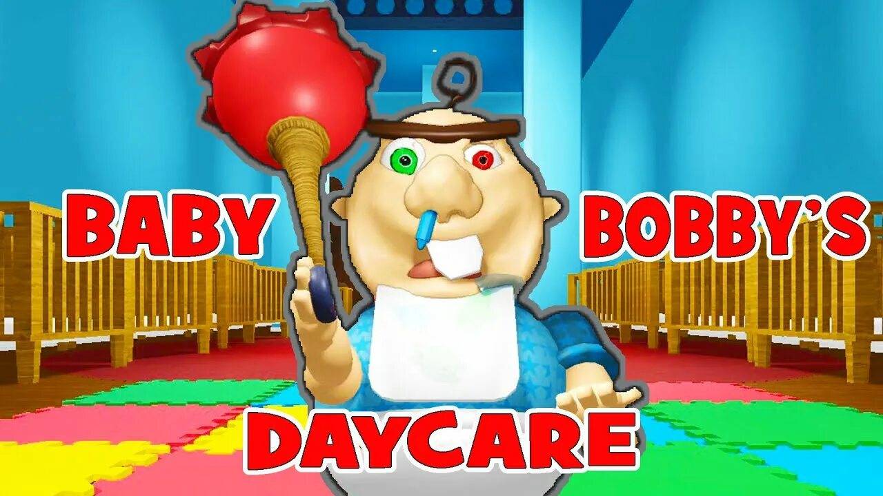 ОГРОМНЫЙ МАЛЫШ БОББИ ОХОТИТСЯ НА МЕНЯ! ПОБЕГ ОТ МАЛЫША ИЗ ДЕТСКОГО САДА в Roblox смотреть онлайн