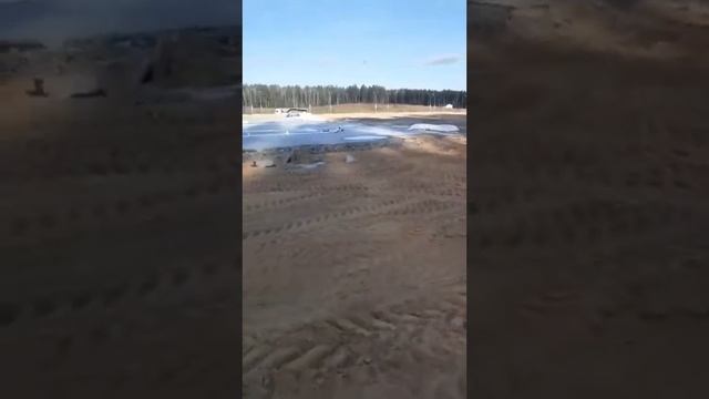 Errichtung Von 4 Aufgeblasenen Bogenkuppeln 