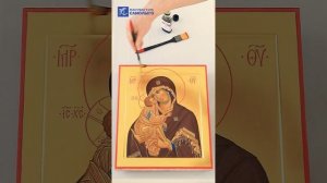 Покрытие иконы Богородицы "Лаком для икон"