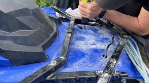 Установка выноса радиатора на квадроцикл Aodes 650 и замена мотора вентилятора