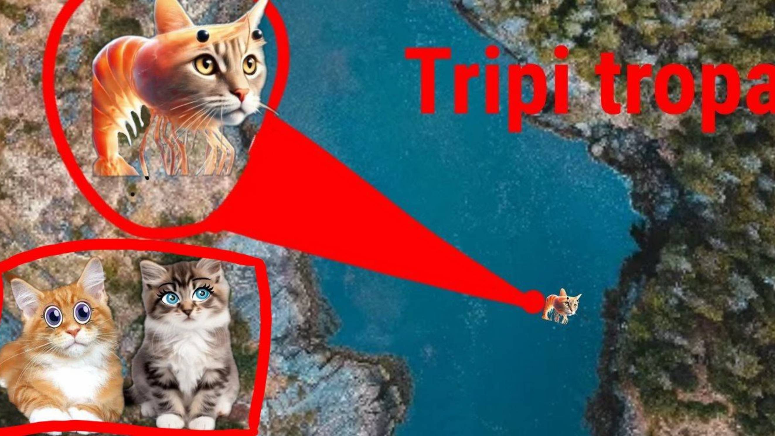 НАШ ДРОН ЗАСНЯЛ НАСТОЯЩУЮ TRIPI TROPA в реальной жизни!